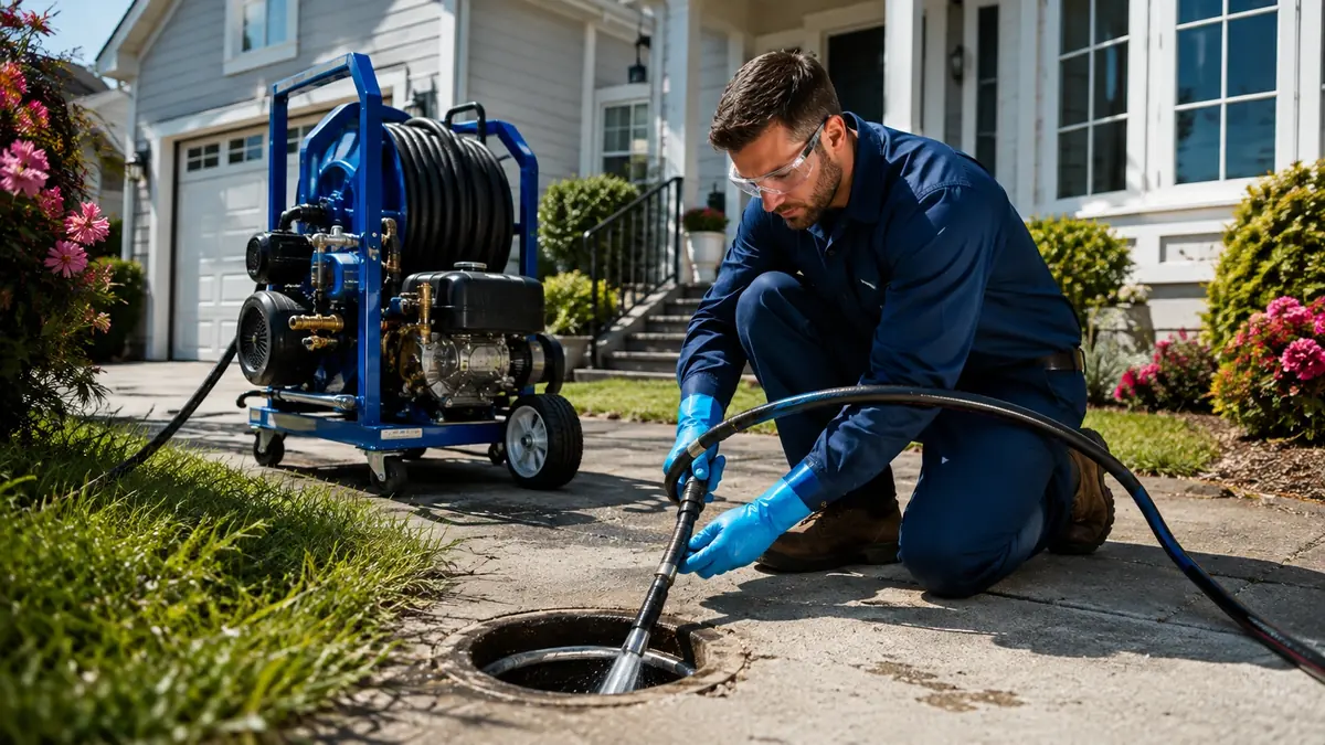 Residential Hydro Jet Drain Cleaning in Brawley