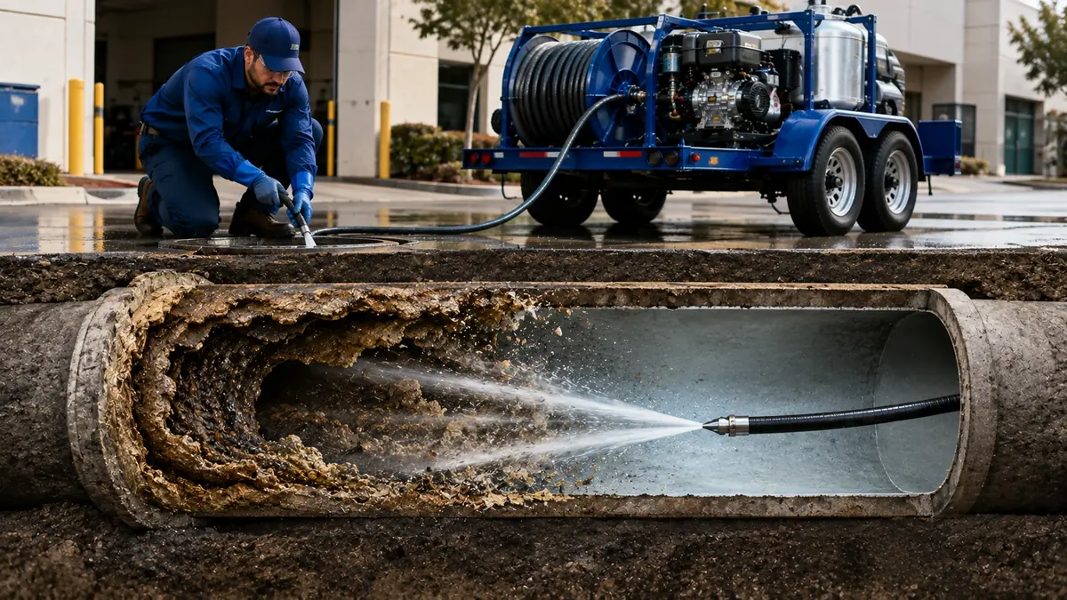 Sewer Pipe Descaling in Brawley